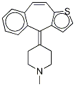 10-Deoxo-9,10-dehydro ketotifen Structure,4673-38-5Structure