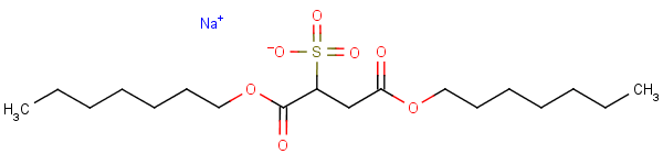 Sodium 1,4-diheptyl sulphonatosuccinate Structure,4680-44-8Structure