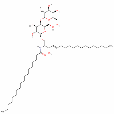 Lactosylceramide from bovine Structure,4682-48-8Structure