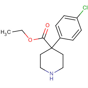 Ethyl 4-(4-chlorophenyl)piperidine-4-carboxylate Structure,46850-22-0Structure