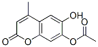 4-Methyl 6-hydroxy 7-acetoxy coumarin Structure,46895-13-0Structure