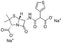 Ticarcillin disodium salt Structure,4697-14-7Structure