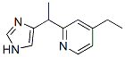 Pyridine, 4-ethyl-2-[1-(1h-imidazol-4-yl)ethyl]-(9ci) Structure,469863-96-5Structure