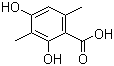 2，4-DIhydroxy-3，6-dimethylbenzoic acid Structure,4707-46-4Structure