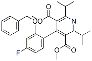 3,5-Pyridinedicarboxylic acid, 4-[4-fluoro-2-(phenylmethoxy)phenyl]-2,6-bis(1-methylethyl)-, 3,5-dimethyl ester Structure,470717-47-6Structure