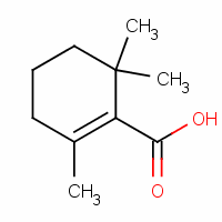 2,6,6-Trimethylcyclohexene-1-carboxylic acid Structure,471-90-9Structure