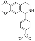 6,7-Dimethoxy-1-(4-nitro-phenyl)-1,2,3,4-tetrahydro-isoquinoline Structure,47281-61-8Structure