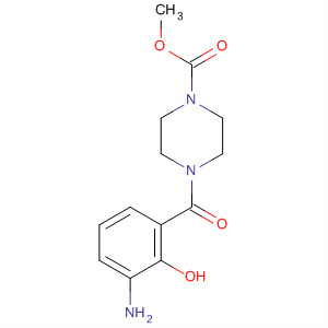 Methyl 4-(3-amino-2-hydroxybenzoyl)piperazine-1-carboxylate Structure,473734-26-8Structure