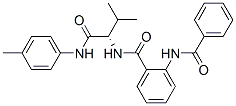 Benzamide, 2-(benzoylamino)-n-[(1s)-2-methyl-1-[[(4-methylphenyl)amino]carbonyl]propyl]-(9ci) Structure,473802-14-1Structure