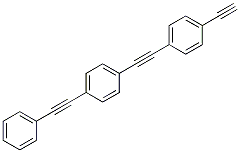 1-Ethynyl-4-((4-(phenylethynyl)phenyl)ethynyl)benzene Structure,474458-61-2Structure