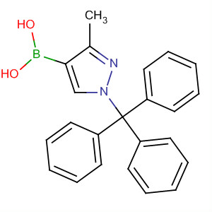 3-Methyl-1-trityl-1h-4-pyrazolylboronic acid Structure,474706-57-5Structure