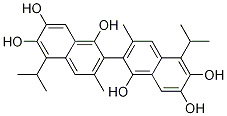 5,5-Diisopropyl-3,3-dimethyl-[2,2-binaphthalene]-1,1,6,6,7,7-hexaol Structure,475-56-9Structure