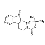 Tert-butyl1-oxo-1h-spiro[furo[3,4-c]pyridine-3,4-piperidine]-1-carboxylate Structure,475152-17-1Structure