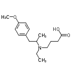 4-{Ethyl[1-(4-Methoxyphenyl)-2-Propanyl]Amino}Butanoic Acid Structure,475203-77-1Structure