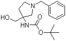 1-Benzyl-3-(hydroxymethyl)-3-boc-aminopyrrolidine Structure,475469-14-8Structure