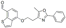 4-(2-(5-Methyl-2-phenyloxazol-4-yl)ethoxy)benzo[b]thiophene-7-carbaldehyde Structure,475480-88-7Structure