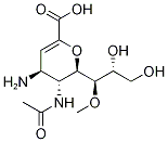 (4S,5r,6r)-5-acetamido-4-amino-6-((1r,2r)-2,3-dihydroxy-1-methoxypropyl)-5,6-dihydro-4h-pyran-2-carboxylic acid Structure,475483-21-7Structure