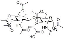 2-Acetamido-4-o-(2-acetamido-2-deoxy-beta-d-glucopyranosyl)-1,6-di-o-n-acetyl-alpha-d-muramic acid Structure,475502-13-7Structure