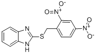 2-(2,4-Dinitrobenzylthio)-1h-benzo[d]imidazole Structure,475977-79-8Structure