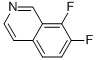 Isoquinoline, 7,8-difluoro-(9ci) Structure,475994-57-1Structure