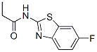 Propanamide, n-(6-fluoro-2-benzothiazolyl)-(9ci) Structure,476297-58-2Structure