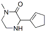 Piperazinone, 3-(1-cyclopenten-1-yl)-1-methyl-(9ci) Structure,476364-40-6Structure