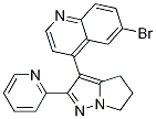 6-Bromo-4-(2-(pyridin-2-yl)-5,6-dihydro-4h-pyrrolo[1,2-b]pyrazol-3-yl)quinoline Structure,476474-31-4Structure