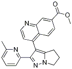 Methyl4-(2-(6-methylpyridin-2-yl)-5,6-dihydro-4h-pyrrolo[1,2-b]pyrazol-3-yl)quinoline-7-carboxylate Structure,476475-45-3Structure