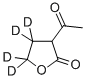 2-Acetylbutyrolactone-3,3,4,4-d4 Structure,476646-93-2Structure