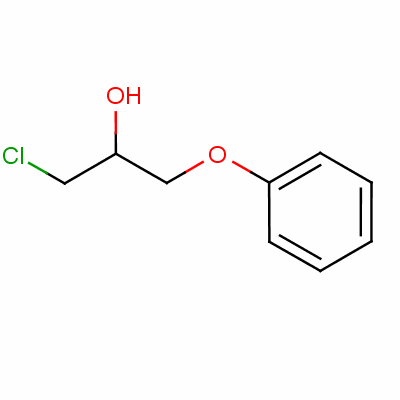 1-Chloro-3-phenoxypropan-2-ol Structure,4769-73-7Structure