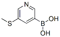 [5-(Methylsulfanyl)pyridine-3-yl]boronic acid Structure,477251-98-2Structure