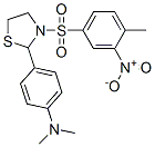 Thiazolidine, 2-[4-(dimethylamino)phenyl]-3-[(4-methyl-3-nitrophenyl)sulfonyl]- (9ci) Structure,477489-27-3Structure