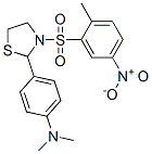 Thiazolidine, 2-[4-(dimethylamino)phenyl]-3-[(2-methyl-5-nitrophenyl)sulfonyl]- (9ci) Structure,477489-30-8Structure