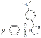 Thiazolidine, 2-[4-(dimethylamino)phenyl]-3-[(4-methoxyphenyl)sulfonyl]- (9ci) Structure,477489-31-9Structure