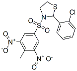 Thiazolidine, 2-(2-chlorophenyl)-3-[(4-methyl-3,5-dinitrophenyl)sulfonyl]- (9ci) Structure,477489-68-2Structure