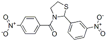 Thiazolidine, 3-(4-nitrobenzoyl)-2-(3-nitrophenyl)- (9ci) Structure,477515-75-6Structure