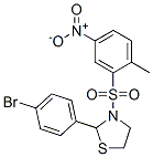 Thiazolidine, 2-(4-bromophenyl)-3-[(2-methyl-5-nitrophenyl)sulfonyl]- (9ci) Structure,477515-92-7Structure