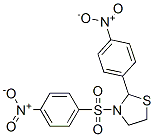 Thiazolidine, 2-(4-nitrophenyl)-3-[(4-nitrophenyl)sulfonyl]- (9ci) Structure,477516-04-4Structure