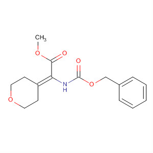 Methyl 2-(benzyloxycarbonylamino)-2-(tetrahydropyran-4-ylidene)acetate Structure,477584-90-0Structure