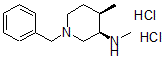 (3S,4s)-1-benzyl-n,4-dimethylpiperidin-3-amine dihydrochloride Structure,477600-68-3Structure