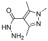 1H-pyrazole-4-carboxylicacid,1,3,5-trimethyl-,hydrazide(9ci) Structure,477711-16-3Structure