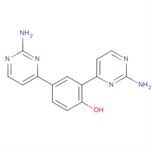 2,4-Bis-(2-amino-pyrimidin-4-yl)-phenol Structure,477726-77-5Structure