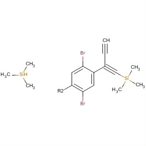 1,4-Dibromo-2,5-bis(2-(trimethylsilyl)ethynyl)benzene Structure,478190-79-3Structure