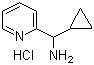 Cyclopropyl(pyridin-2-yl)methanamine hydrochloride Structure,478263-93-3Structure