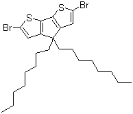 2,6-Dibromo-4,4-dioctyl-4h-cyclopenta[1,2-b:5,4-b]dithiophene Structure,478404-10-3Structure