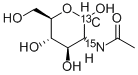 N-acetyl-d-[1-13c15n]glucosamine Structure,478529-40-7Structure