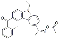 Ethanone, 1-[9-ethyl-6-(2-methylbenzoyl)-9H-carbazol-3-yl]-, 1-(O-acetyloxime) Structure,478556-66-0Structure