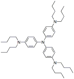 Tris[4-(dibutylamino)phenyl]amine Structure,47862-55-5Structure