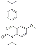 1-Isopropyl-4-(4-isopropylphenyl)-6-methoxyquinazolin-2(1h)-one Structure,478963-62-1Structure