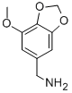 (4-Methoxy-benzo[1,3]dioxol-6-)-methylamine Structure,478977-40-1Structure